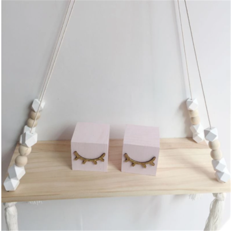 Baby Nursery Storage - Nordic เนอสเซอรี่ & เด็กตกแต่งบ้านชั้นวางของแขวนผนังไม้ของเล่นเด็กห้องเด็ก Artic งานฝีมือบ้านตกแต่ง