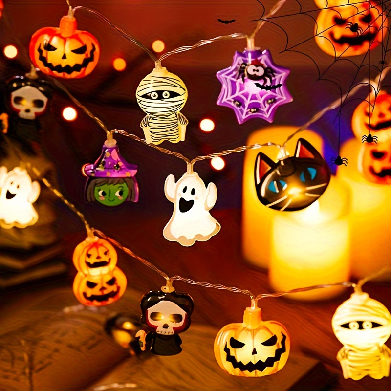 Baby Nursery Wall Lights - ไฟประดับ LED ฮาโลวีนสุดหลอน รูปทรงการ์ตูน สำหรับตกแต่งห้องเด็ก ผนังภายในบ้าน
