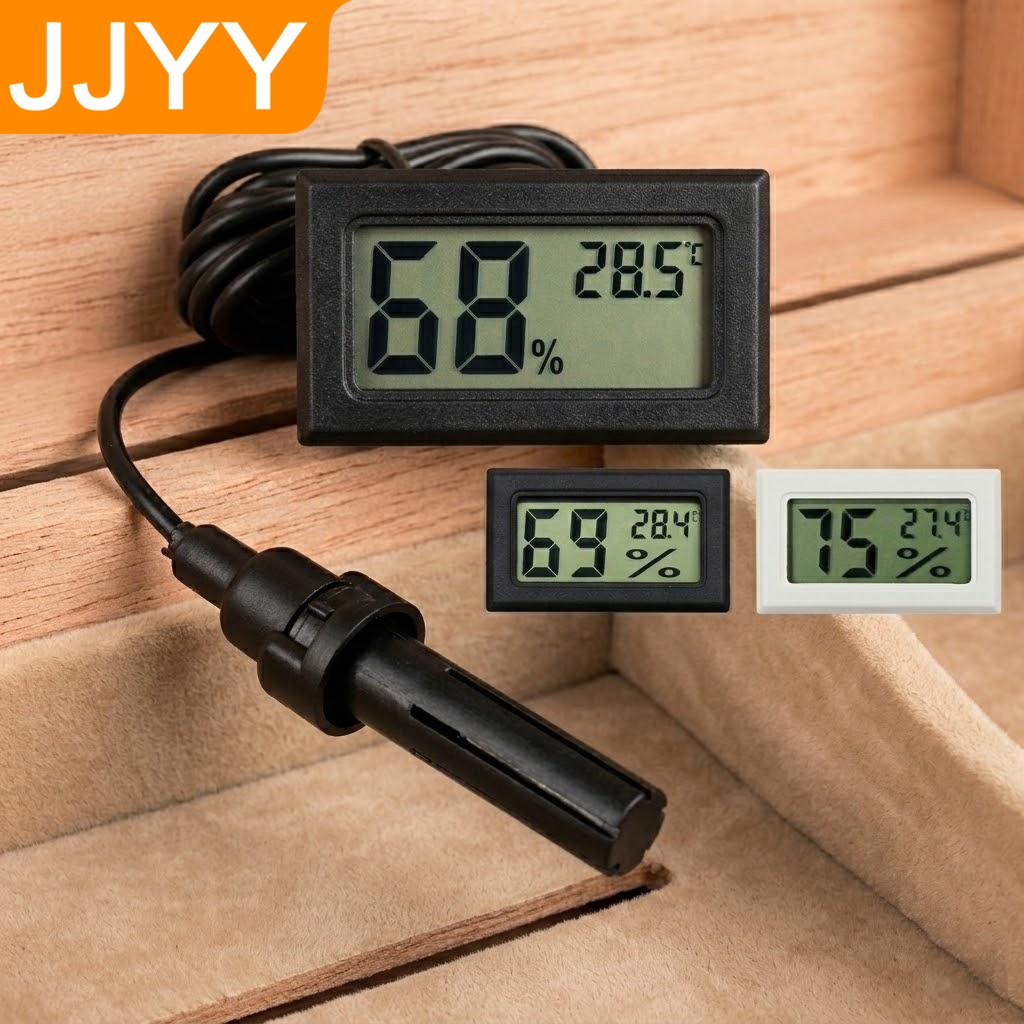 Baby Nursery Temperature - เครื่องวัดอุณหภูมิและความชื้นดิจิตอลในร่มขนาดเล็ก สำหรับใช้ในบ้าน ห้องเด็ก ห้องสัตว์เลี้ยง