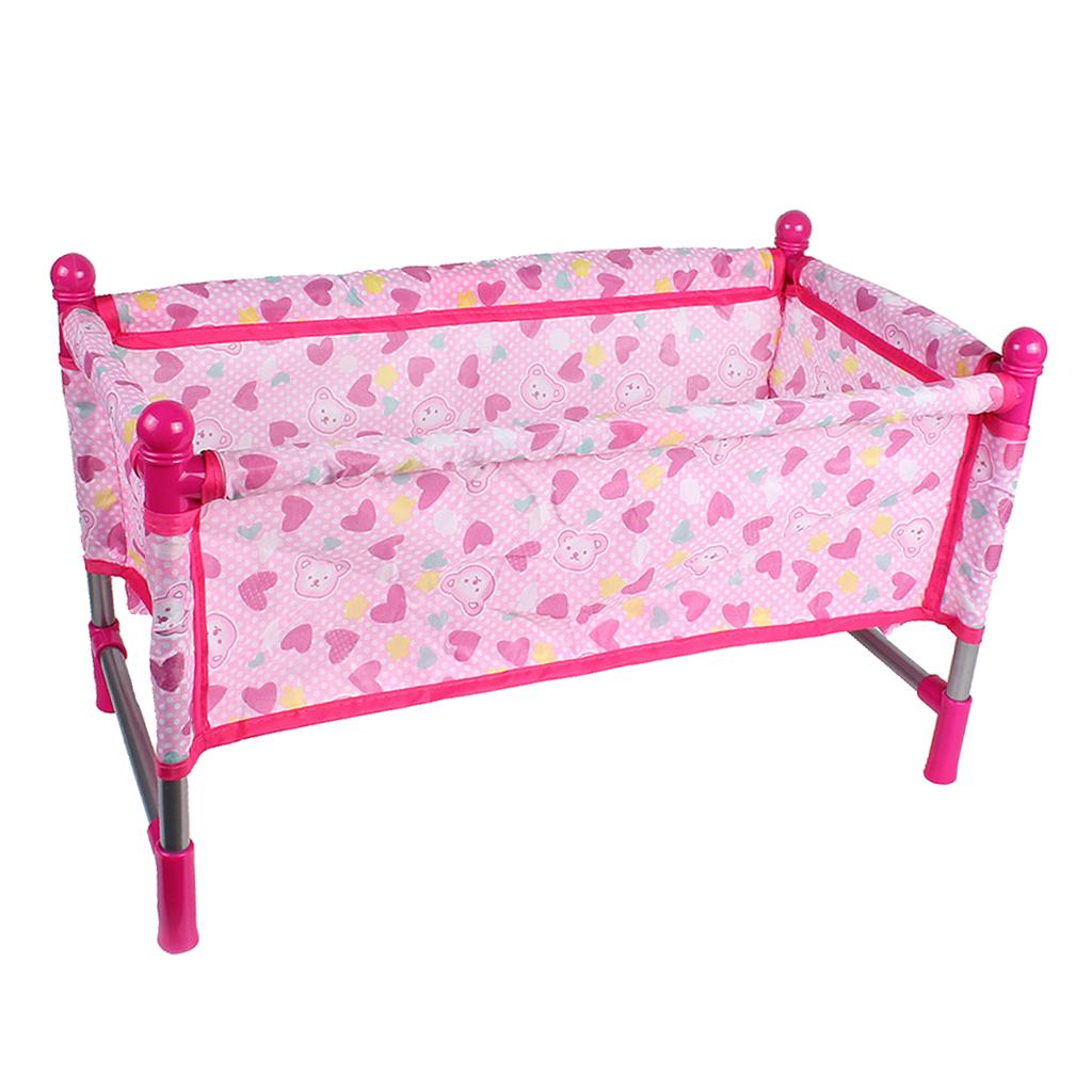 Baby Nursery Furniture Sets - เปล tempat tidur boneka Bayi จำลองของเล่นเปลเด็กหัดเดินพลาสติกสำหรับเด็กแรกเกิด9