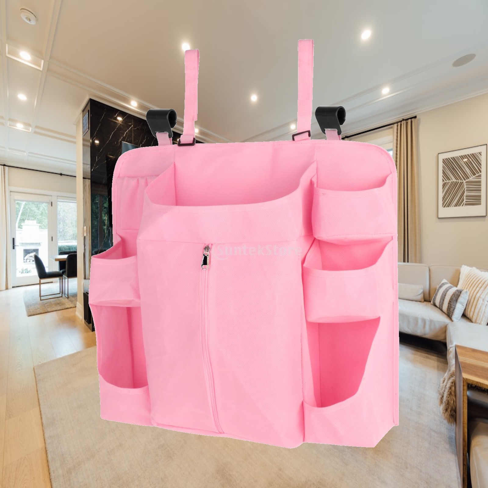 Baby Nursery Essentials - ที่แขวนเก็บผ้าอ้อมสำหรับห้องเด็กอ่อน ความจุขนาดใหญ่ พร้อมชั้นวางผ้าเช็ดทำความสะอาดและตะขอสำหรับเก็บของใช้จำเป็นสำหรับเด็ก
