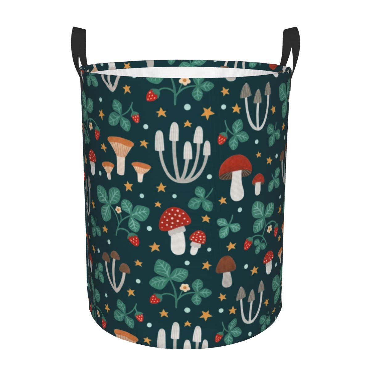 Baby Nursery Storage - ตะกร้าซักผ้าลายการ์ตูนรูปเห็ดประสาทหลอนแบบพับเก็บได้ตะกร้าสำหรับเด็กสำหรับเก็บของเล่นสถานรับเลี้ยงเด็ก