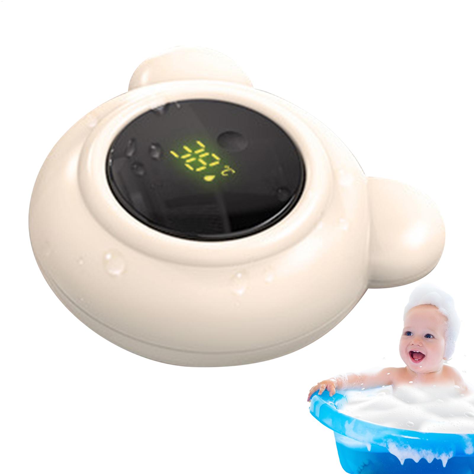 Baby Nursery Temperature - เทอร์โมมิเตอร์วัดอุณหภูมิน้ำสำหรับอาบน้ำเด็ก ขนาด 7.5x3x8 ซม. พร้อมจอ LED