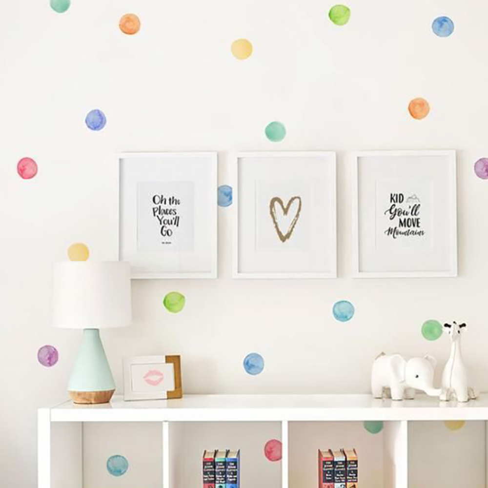 Baby Nursery Furniture Sets - สติกเกอร์ติดผนังห้องเด็กทำจาก PVC 29ชิ้น/เซ็ตสติ๊กเกอร์ DIY สีลายจุดสำหรับ hiasan