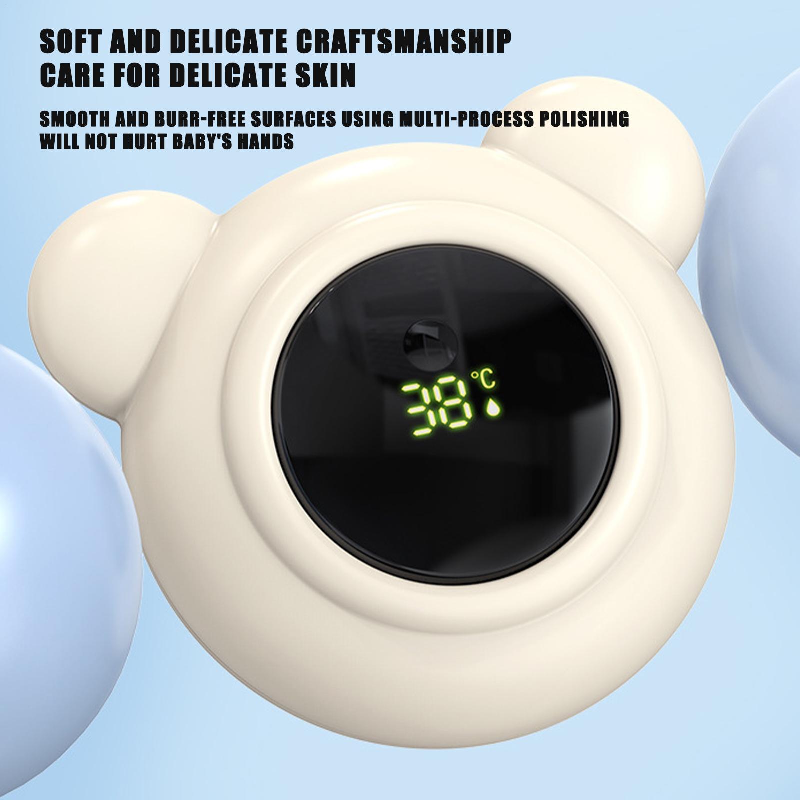 Baby Nursery Temperature - เครื่องวัดอุณหภูมิน้ำสำหรับเด็ก ปลอดภัยสำหรับเด็กทารก พร้อมจอแสดงผล LED อุปกรณ์ดูแลเด็กเล็ก สำหรับการเดินทาง
