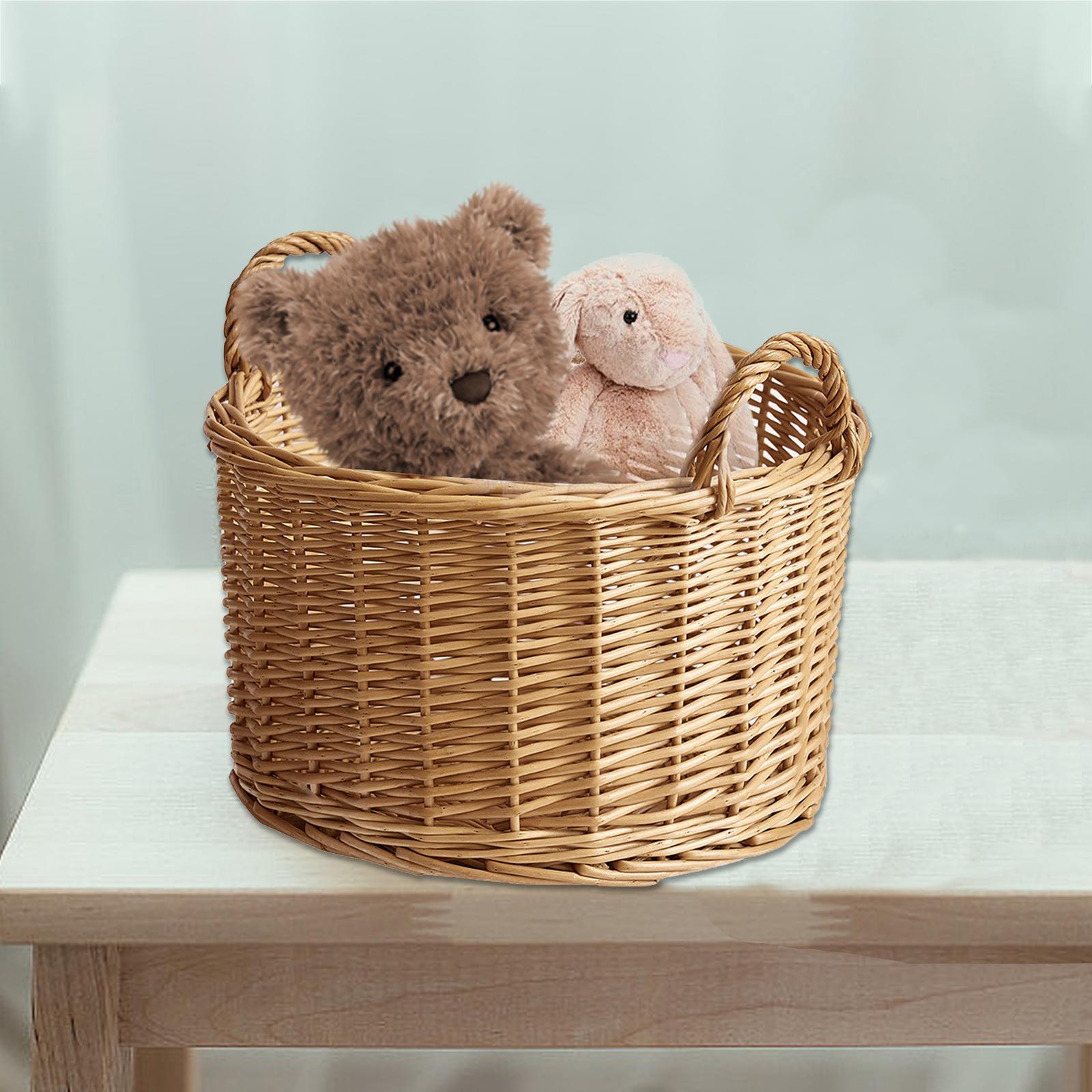 Baby Nursery Storage - ตะกร้าเก็บผ้าสำหรับซักผ้า, ตะกร้าเก็บของแบบพกพาสำหรับเด็กอ่อน, ตะกร้าเก็บเสื้อผ้าสำหรับผ้าห่ม ผ้านวม ถุงเท้า