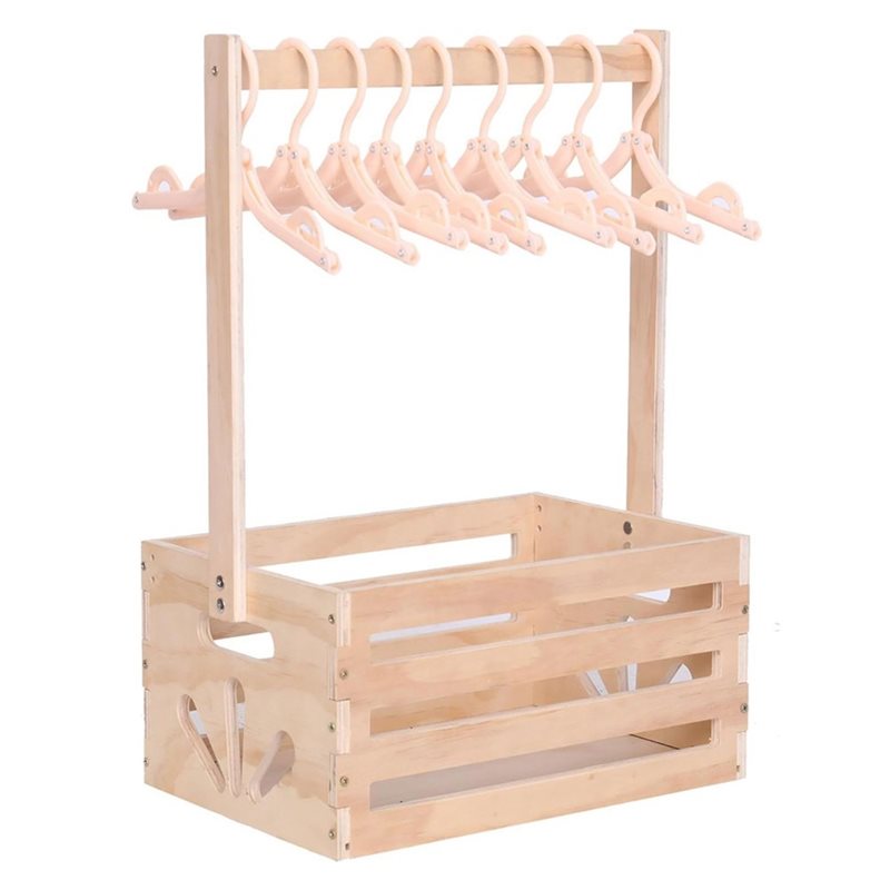 Baby Nursery Storage - ตะกร้าของขวัญงานเลี้ยงฉลองทารกแรกเกิดทำจากไม้พร้อมหูหิ้ว, ตะกร้าเก็บของในห้องเด็กอ่อน, ตะกร้าใส่ของในตู้เสื้อผ้าเด็ก, ของตกแต่งงานเลี้ยงฉลองทารกแรกเกิด