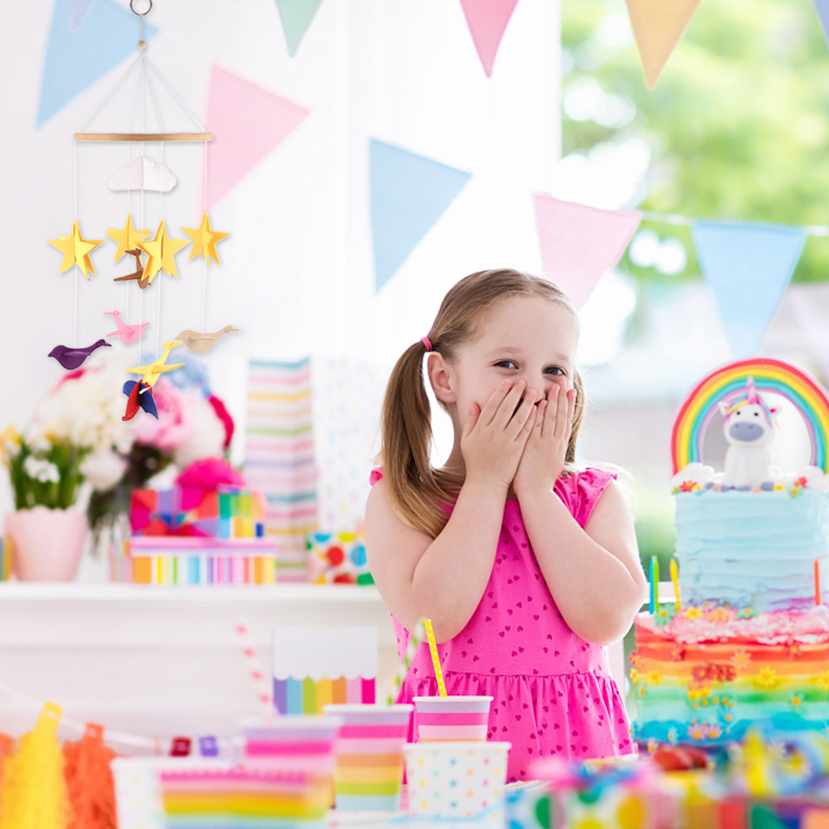 ของตกแต่งแขวนเปลเด็ก 1 ชิ้น โม - Baby Nursery Ornaments บทวิจารณ์และราคา