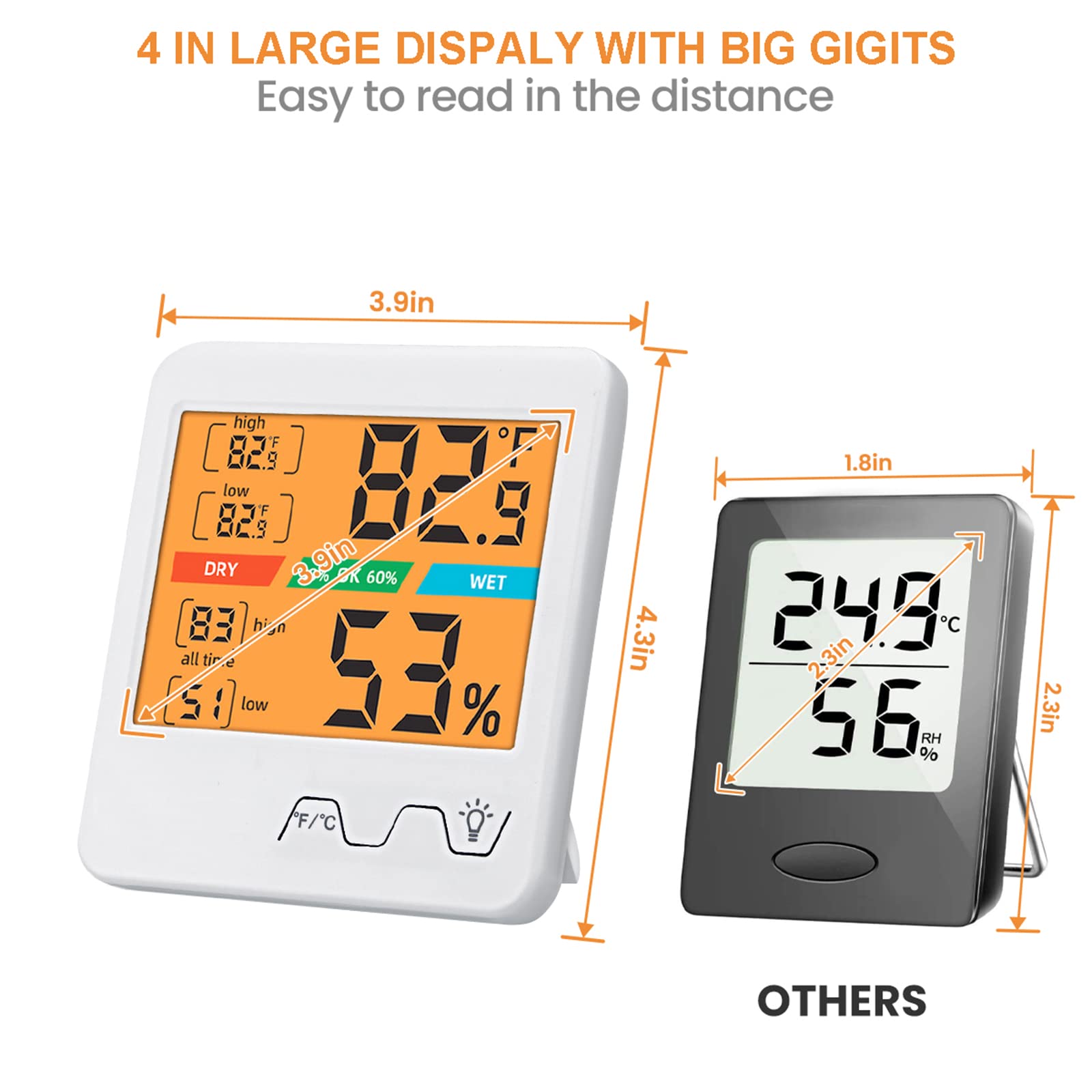 เครื่องวัดอุณหภูมิและความชื้นแ - Baby Nursery Temperature บทวิจารณ์และราคา