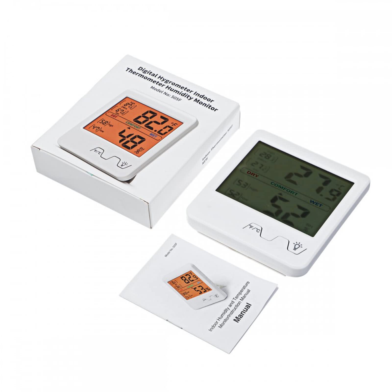 เครื่องวัดอุณหภูมิและความชื้นแ - Baby Nursery Temperature บทวิจารณ์และราคา
