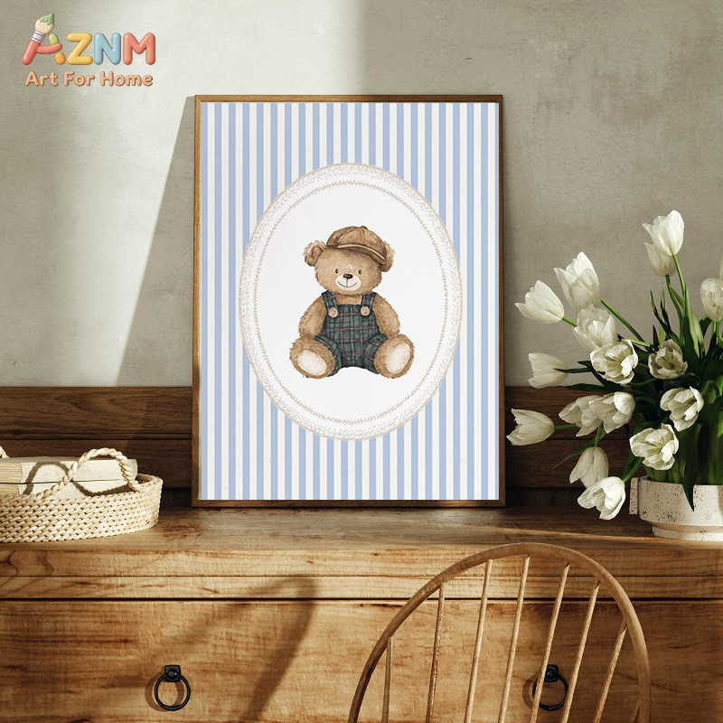ภาพวาดสีน้ำลายหมีเท็ดดี้สำหรับ - Baby Nursery Furniture Sets บทวิจารณ์และราคา