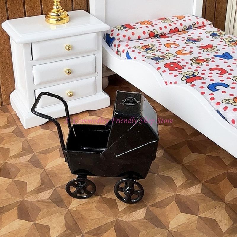 85AE น่ารักสมจริงสีดำ Pram MIN - Baby Nursery Furniture Sets บทวิจารณ์และราคา