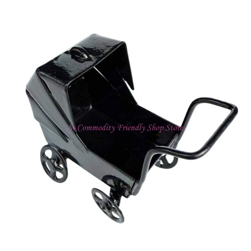 85AE น่ารักสมจริงสีดำ Pram MIN - Baby Nursery Furniture Sets บทวิจารณ์และราคา
