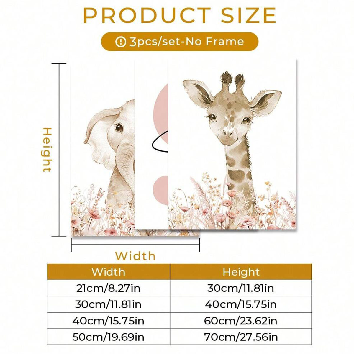 ชุดภาพตกแต่งผนังห้องเด็กอ่อนพร - Baby Nursery Posters บทวิจารณ์และราคา