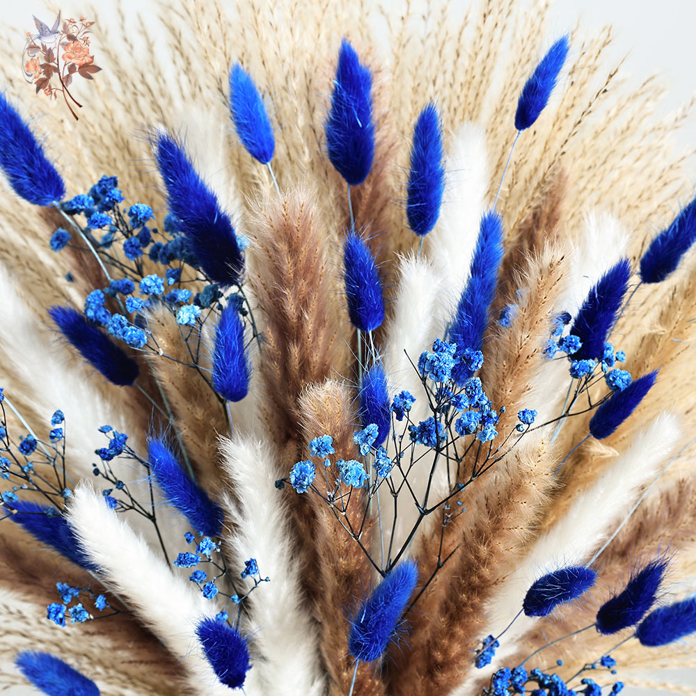 70 Stem Blue Fluffly หางกระต่า - Baby Nursery Ornaments บทวิจารณ์และราคา