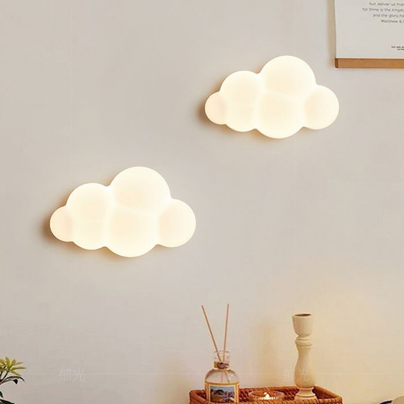 โคมไฟผนังเมฆสีขาวสำหรับห้องเด็ - Baby Nursery Wall Lights บทวิจารณ์และราคา