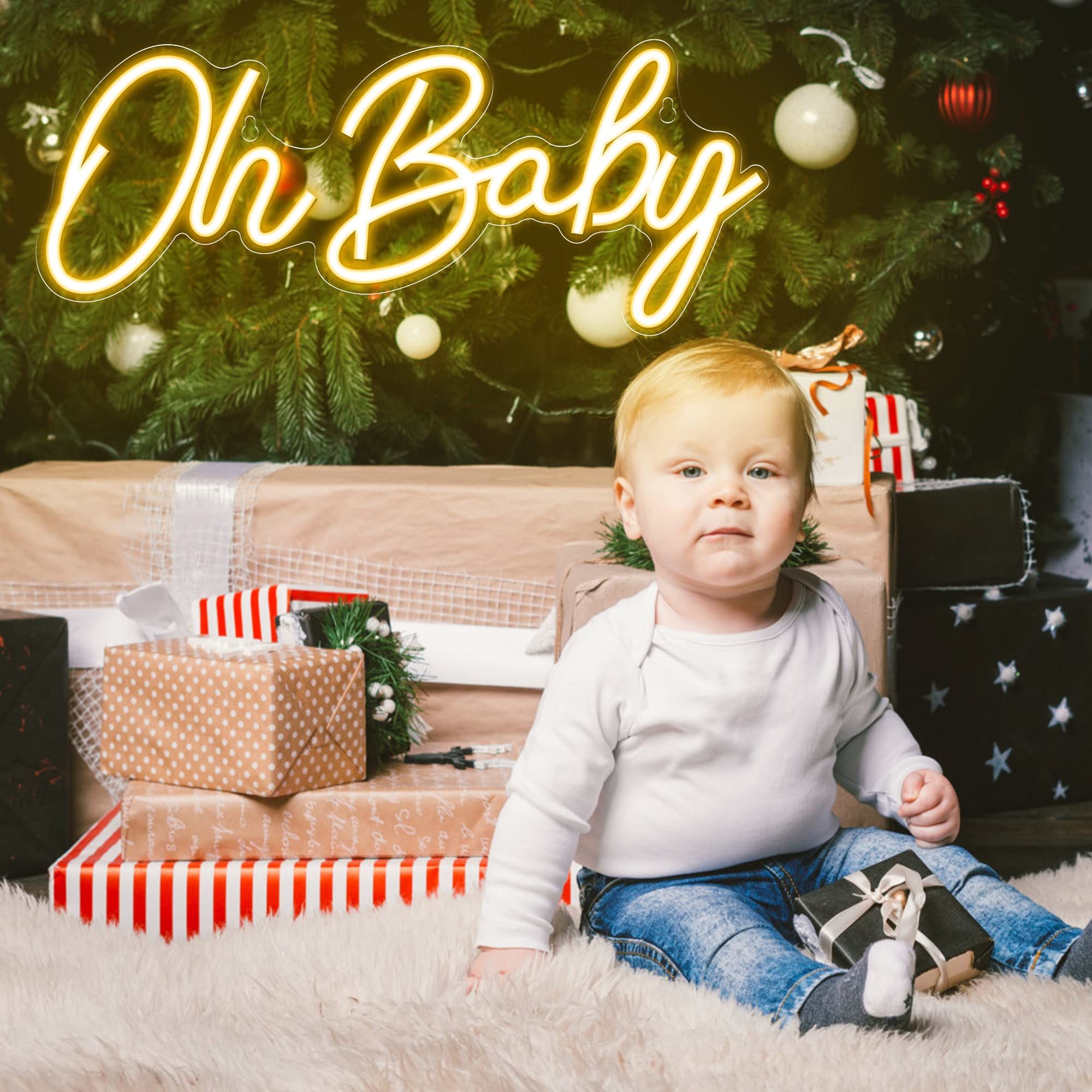 ป้ายไฟนีออน Oh Baby แบบ USB ปร - Baby Nursery Wall Lights บทวิจารณ์และราคา
