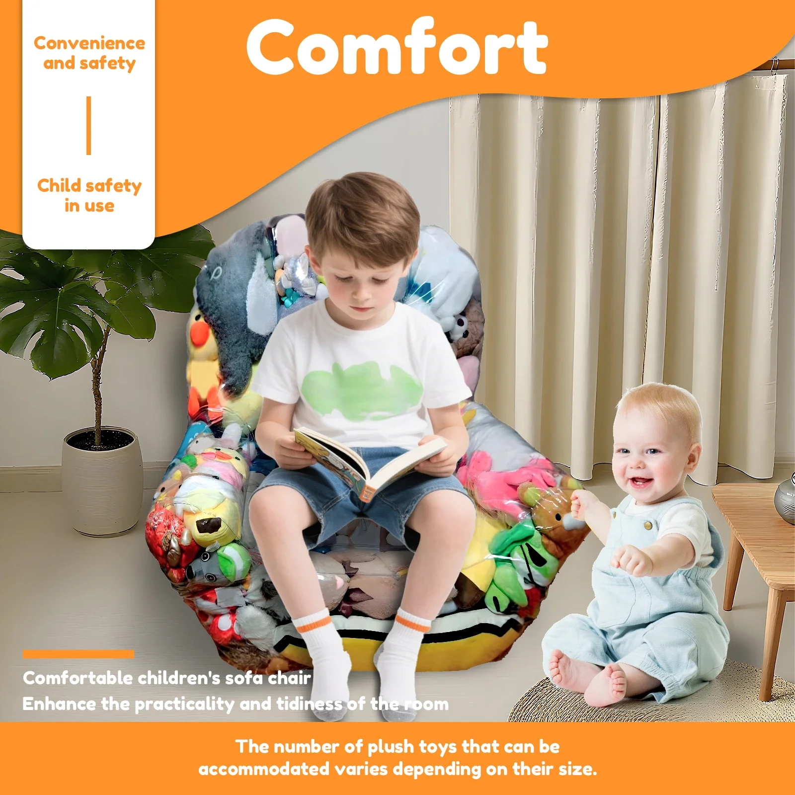 ถุงเก็บของเล่น PVC ใส ขนาด 180 - Baby Nursery Chair บทวิจารณ์และราคา