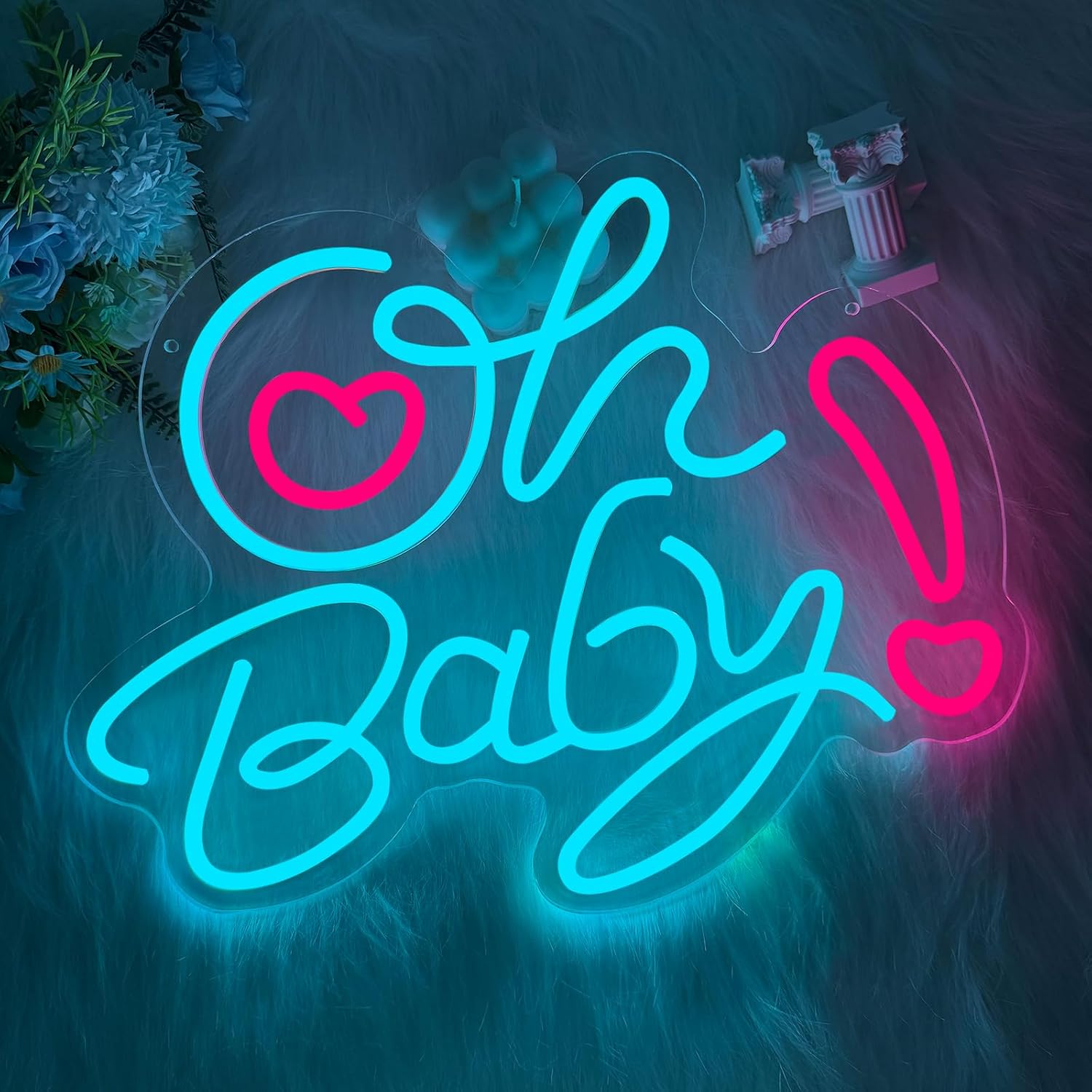 ป้ายไฟ LED รูปหัวใจ Oh Baby พร - Baby Nursery Wall Lights บทวิจารณ์และราคา