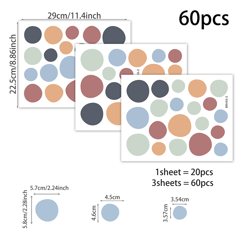 60 ชิ้น/เซ็ต Polka Dots รูปแบบ - Baby Nursery Furniture Sets บทวิจารณ์และราคา