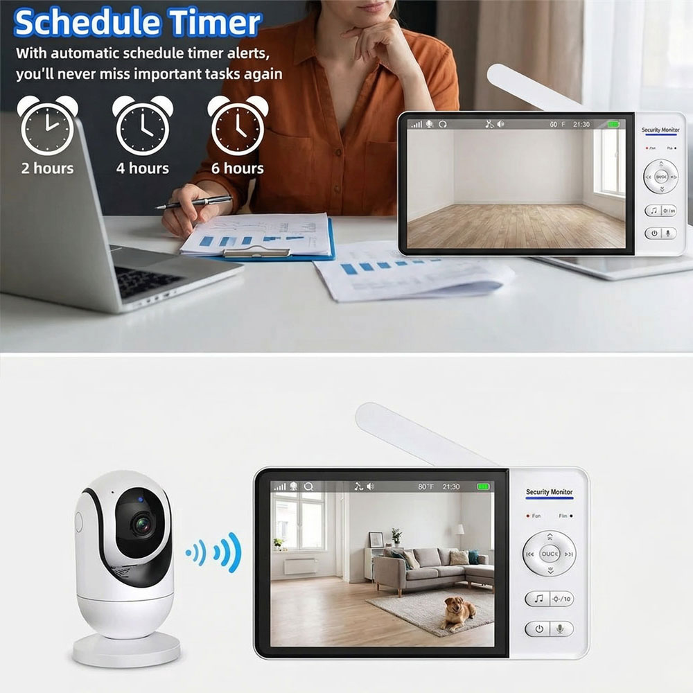 จอภาพขนาดใหญ่ 7 นิ้ว สำหรับดูแ - Baby Nursery Temperature บทวิจารณ์และราคา
