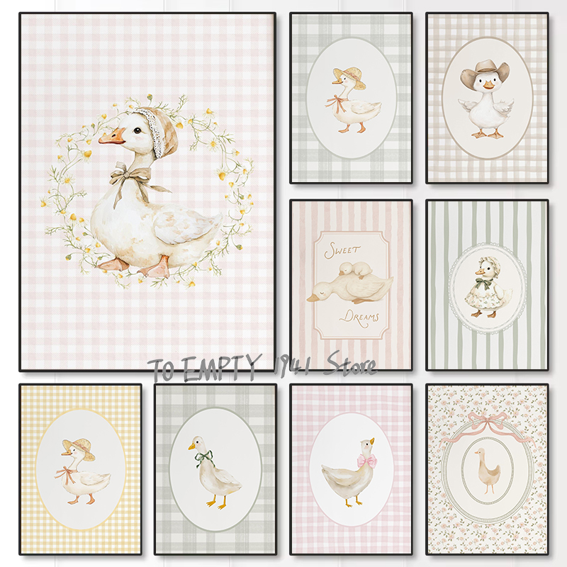 โปสเตอร์ภาพวาดบนผ้าแคนวาสลายห่ - Baby Nursery Posters บทวิจารณ์และราคา