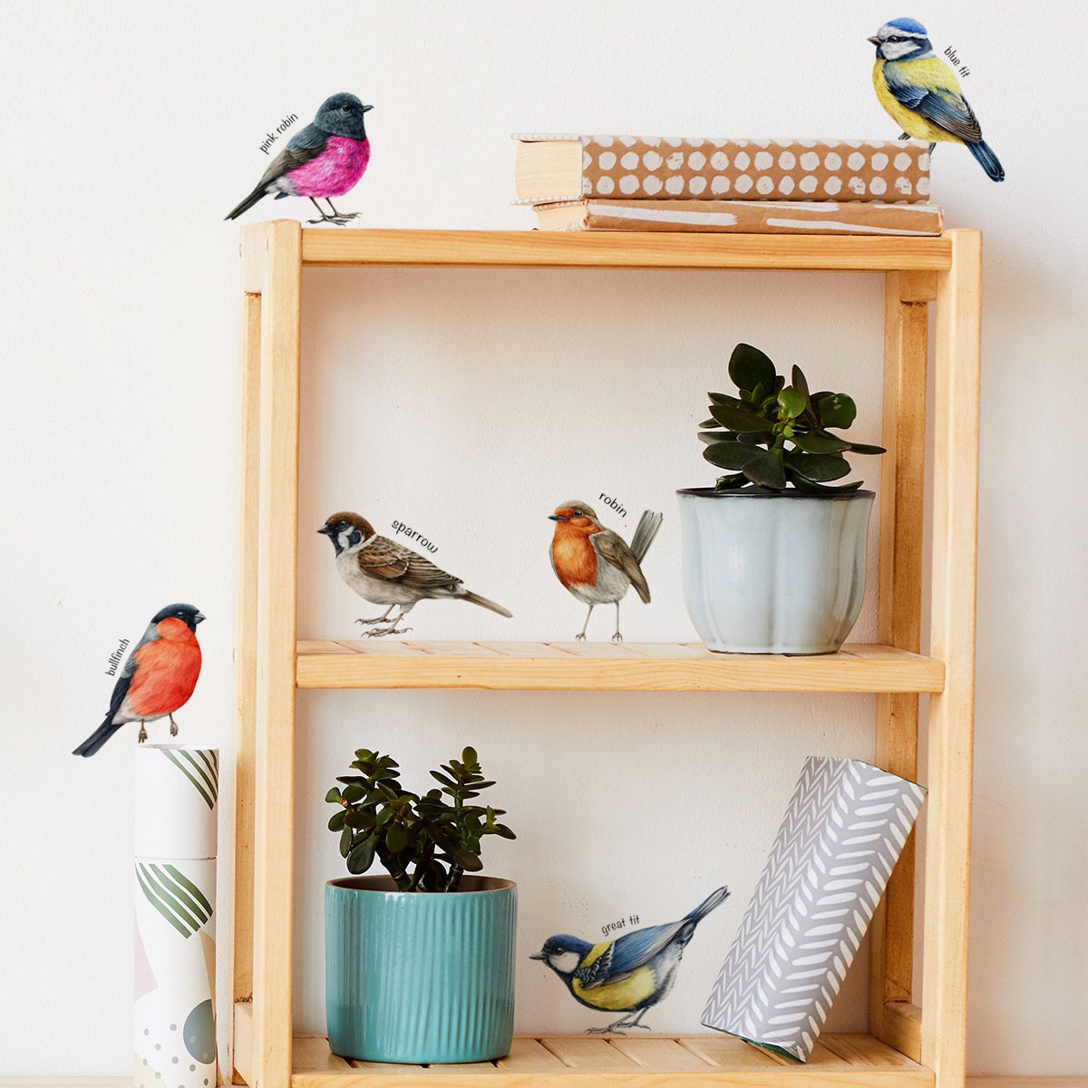 Six Bird ชุดสติ๊กเกอร์ติดผนัง  - Baby Nursery Furniture Sets บทวิจารณ์และราคา