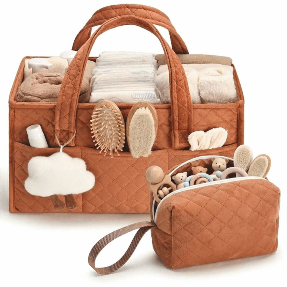 กระเป๋าจัดเก็บผ้าอ้อมเด็กขนาดใ - Baby Nursery Essentials บทวิจารณ์และราคา