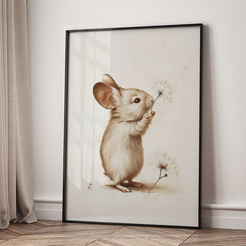หมี กระต่าย สุนัขจิ้งจอก กวางก - Baby Nursery Posters บทวิจารณ์และราคา