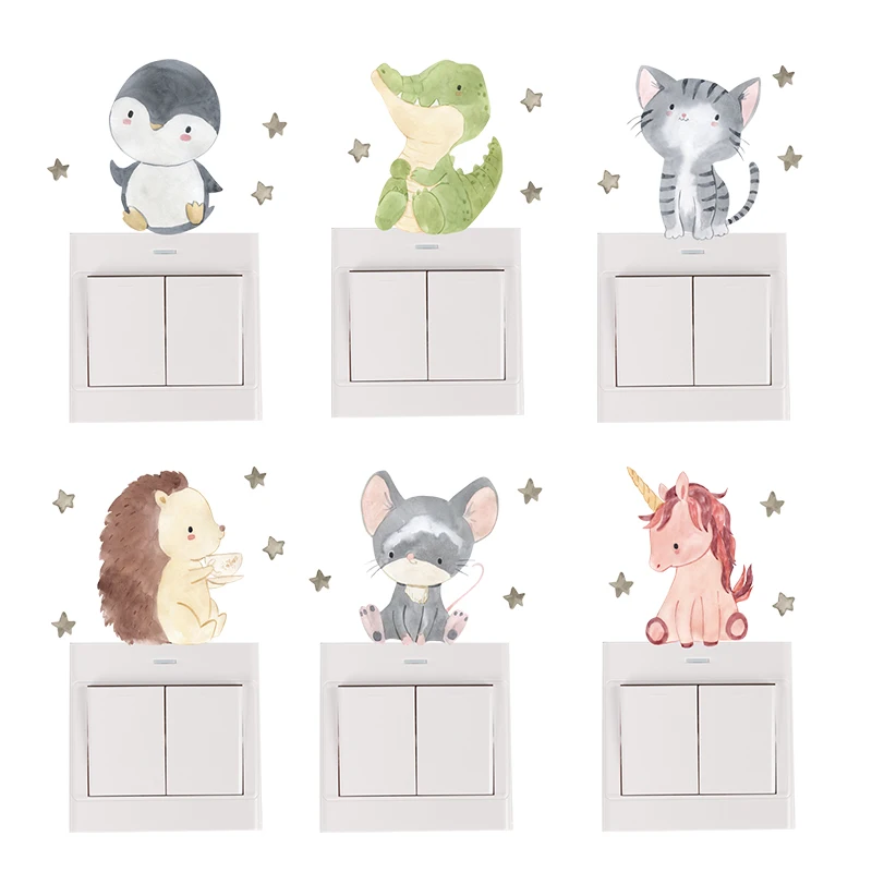 สติกเกอร์ติดผนังรูปสัตว์ตัวการ - Baby Nursery Furniture Sets บทวิจารณ์และราคา